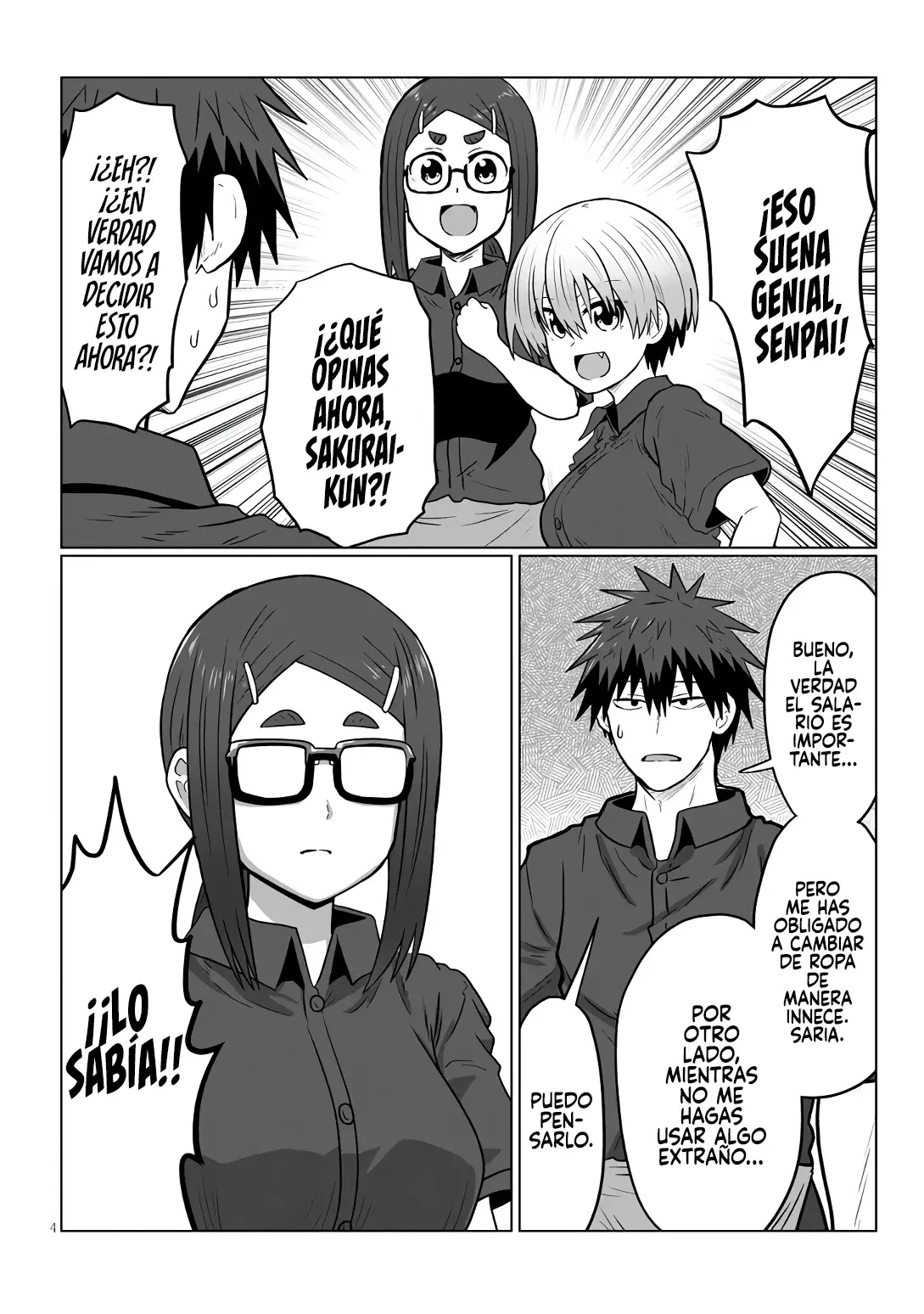 Uzaki-chan Wa Asobitai! capítulo 121 página 6