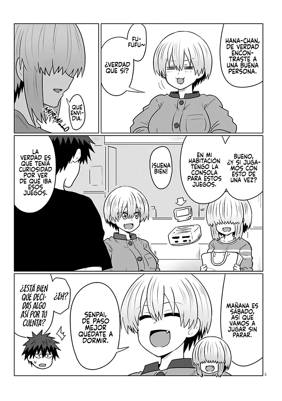 Uzaki-chan Wa Asobitai! capítulo 126 página 7