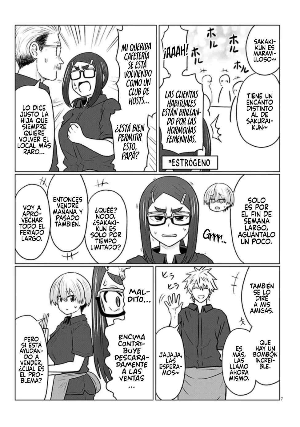 Uzaki-chan Wa Asobitai! capítulo 130 página 11