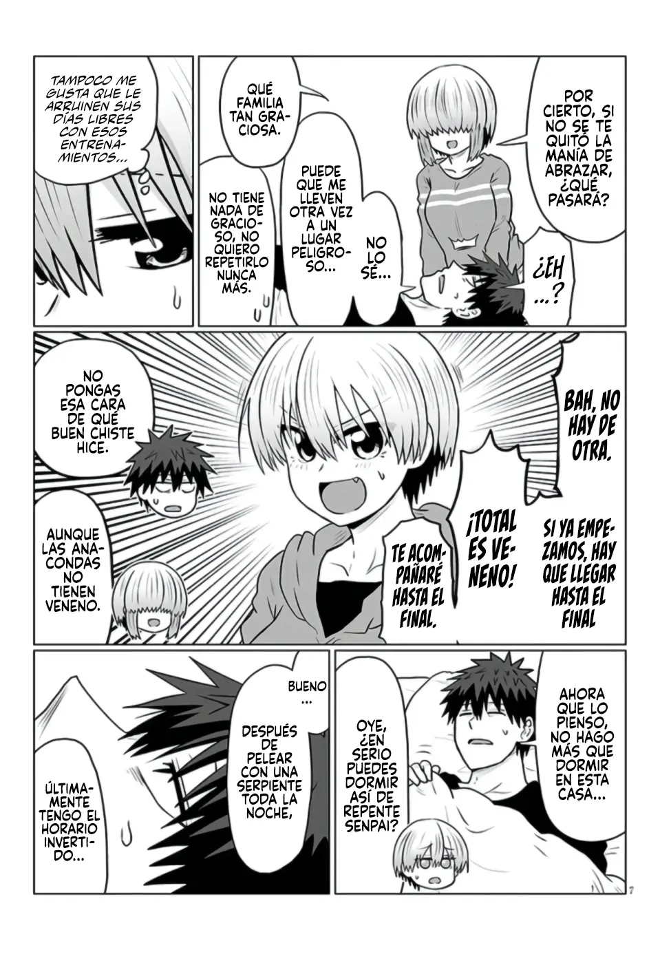 Uzaki-chan Wa Asobitai! capítulo 133 página 7