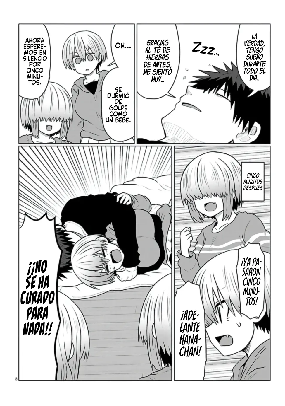 Uzaki-chan Wa Asobitai! capítulo 133 página 8