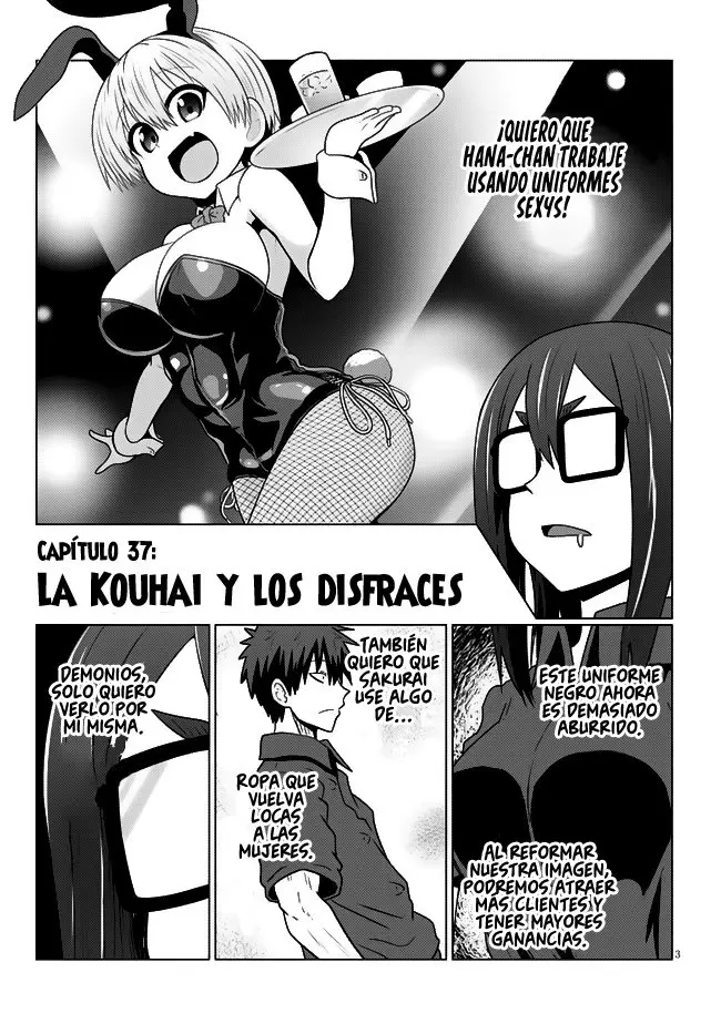 Uzaki-chan Wa Asobitai! capítulo 37 página 4