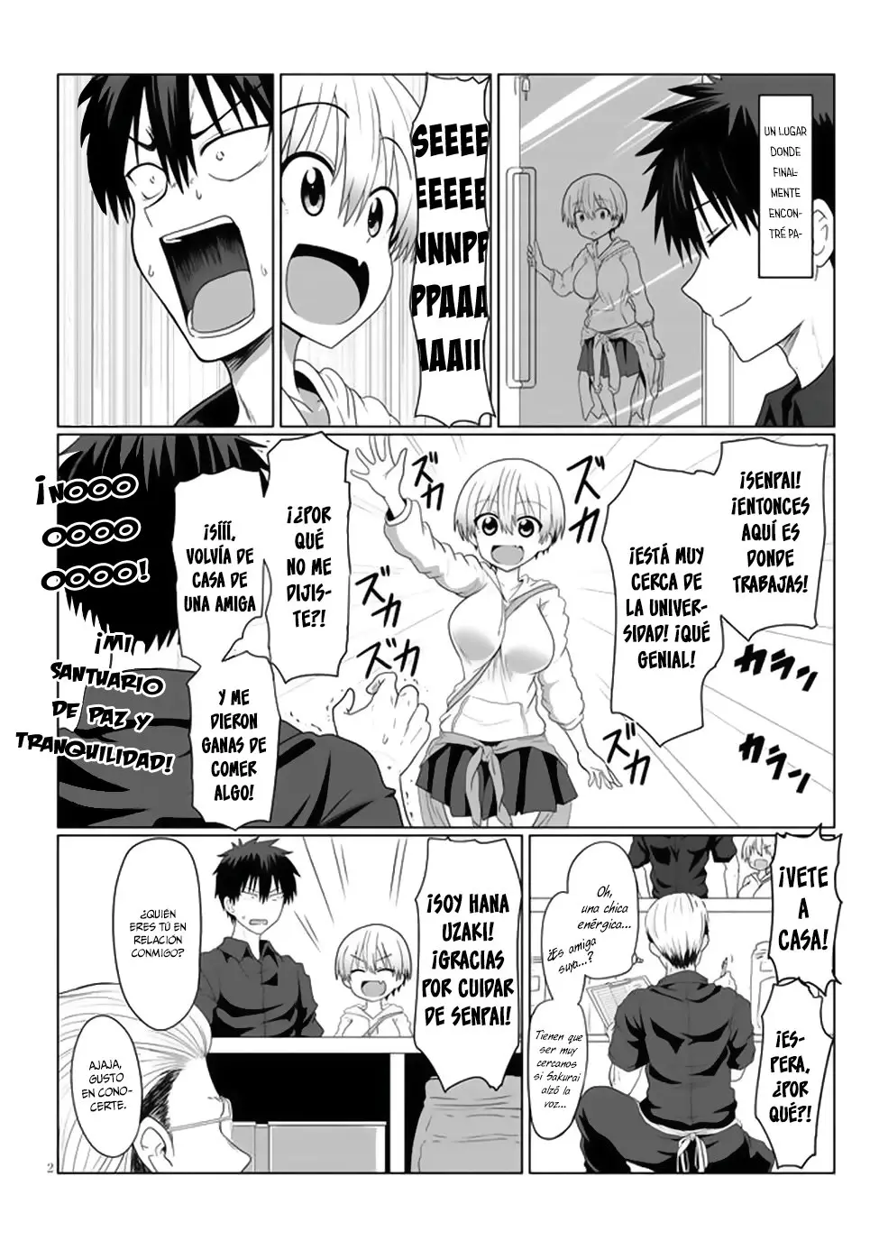 Uzaki-chan Wa Asobitai! capítulo 4 página 3