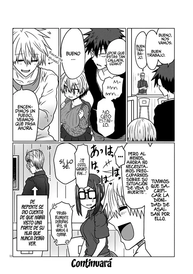 Uzaki-chan Wa Asobitai! capítulo 44 página 14