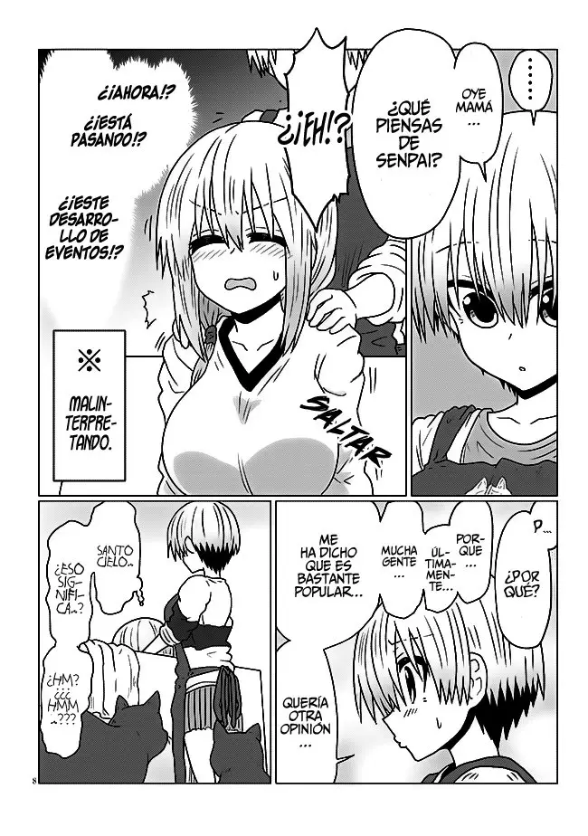 Uzaki-chan Wa Asobitai! capítulo 45 página 10