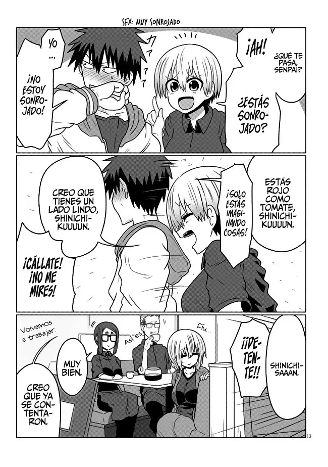 Uzaki-chan Wa Asobitai! capítulo 46 página 14