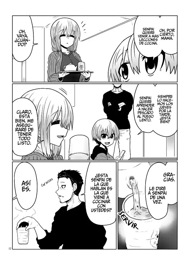 Uzaki-chan Wa Asobitai! capítulo 47 página 14