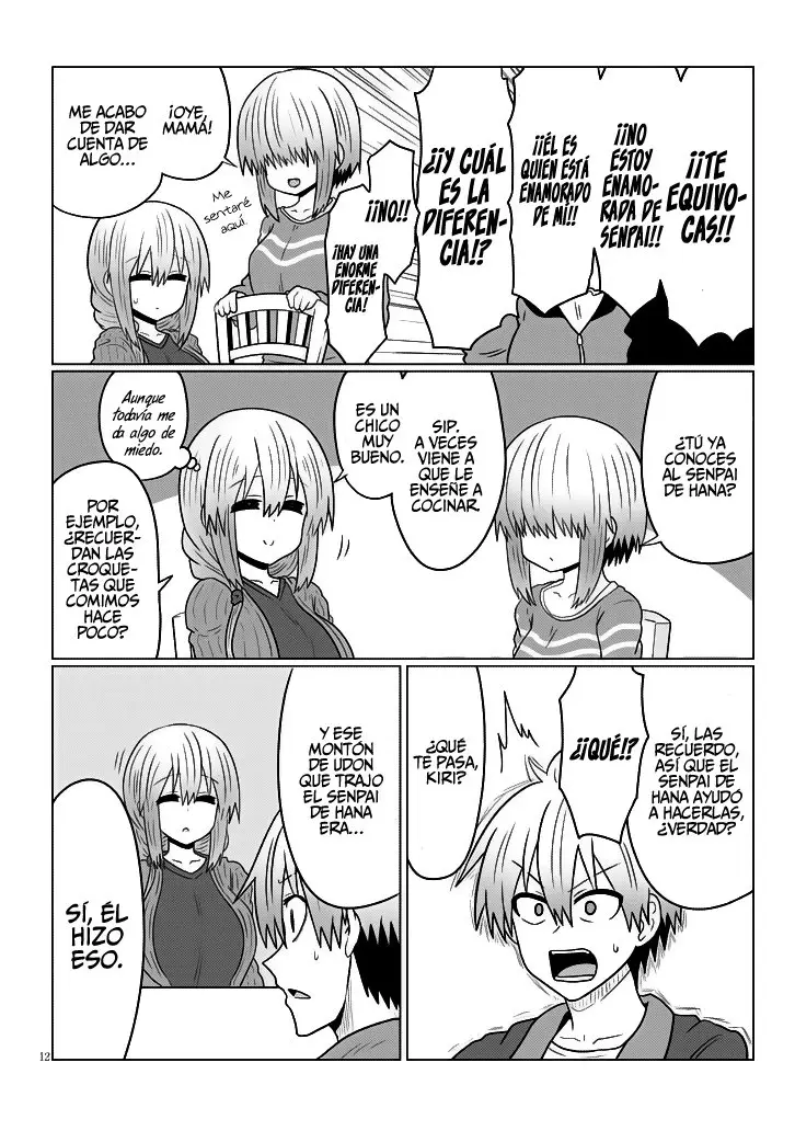 Uzaki-chan Wa Asobitai! capítulo 48 página 14