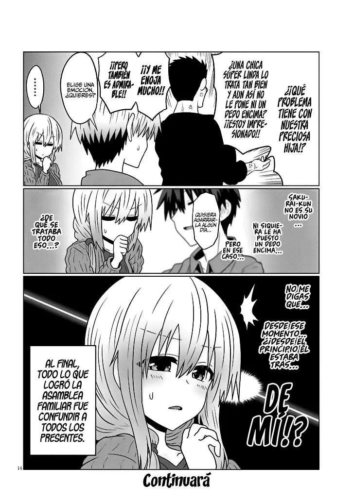 Uzaki-chan Wa Asobitai! capítulo 48 página 16