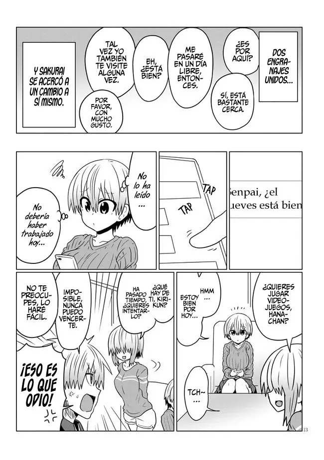 Uzaki-chan Wa Asobitai! capítulo 49 página 15