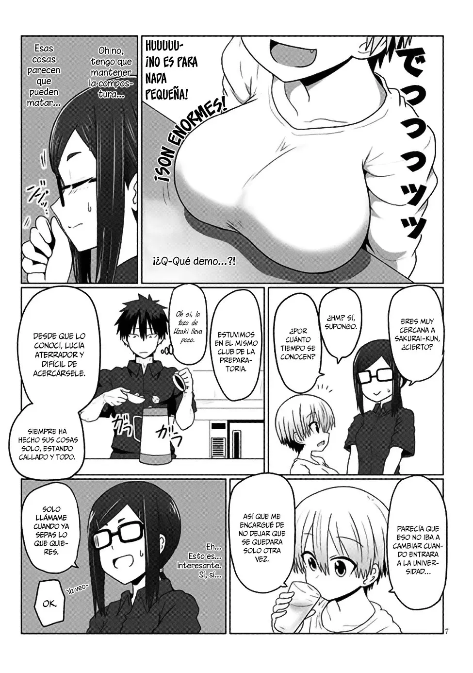 Uzaki-chan Wa Asobitai! capítulo 7 página 8