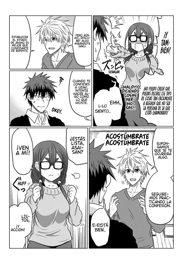 Uzaki-chan Wa Asobitai! capítulo 70 página 14
