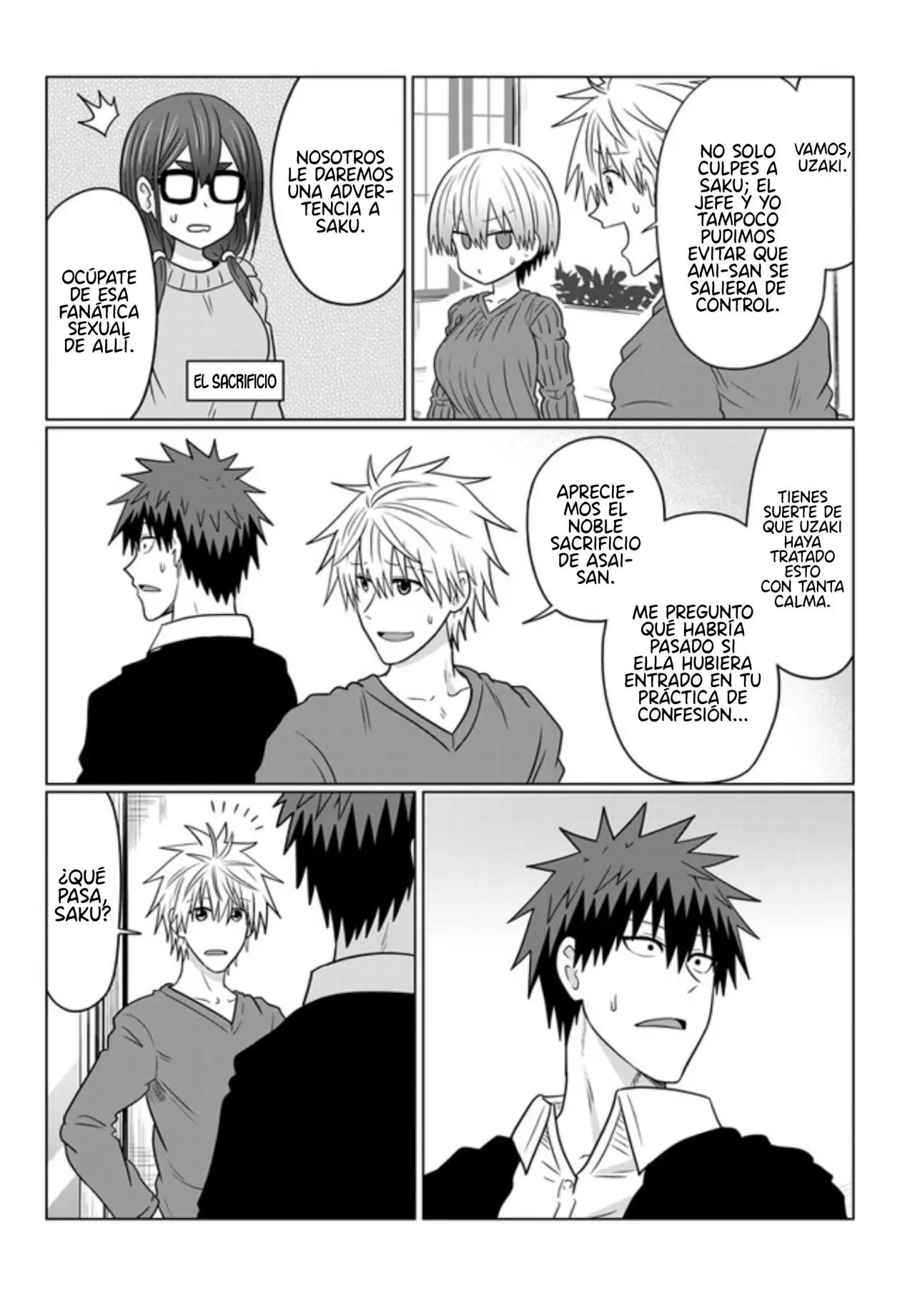 Uzaki-chan Wa Asobitai! capítulo 71 página 6