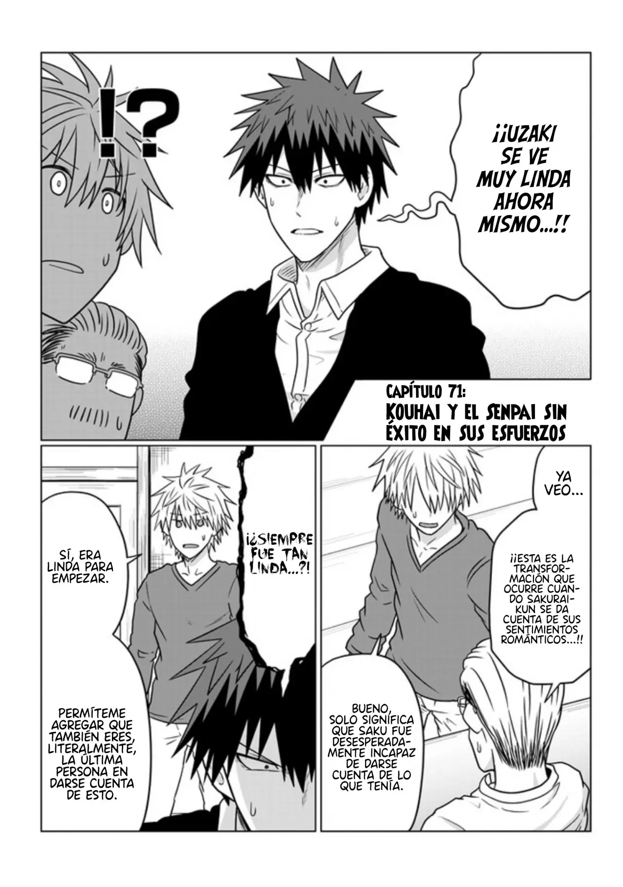 Uzaki-chan Wa Asobitai! capítulo 71 página 7