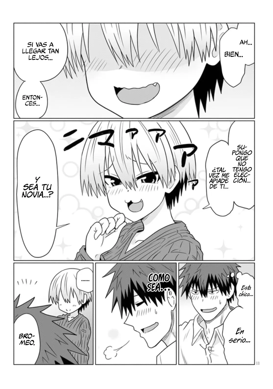 Uzaki-chan Wa Asobitai! capítulo 73 página 14