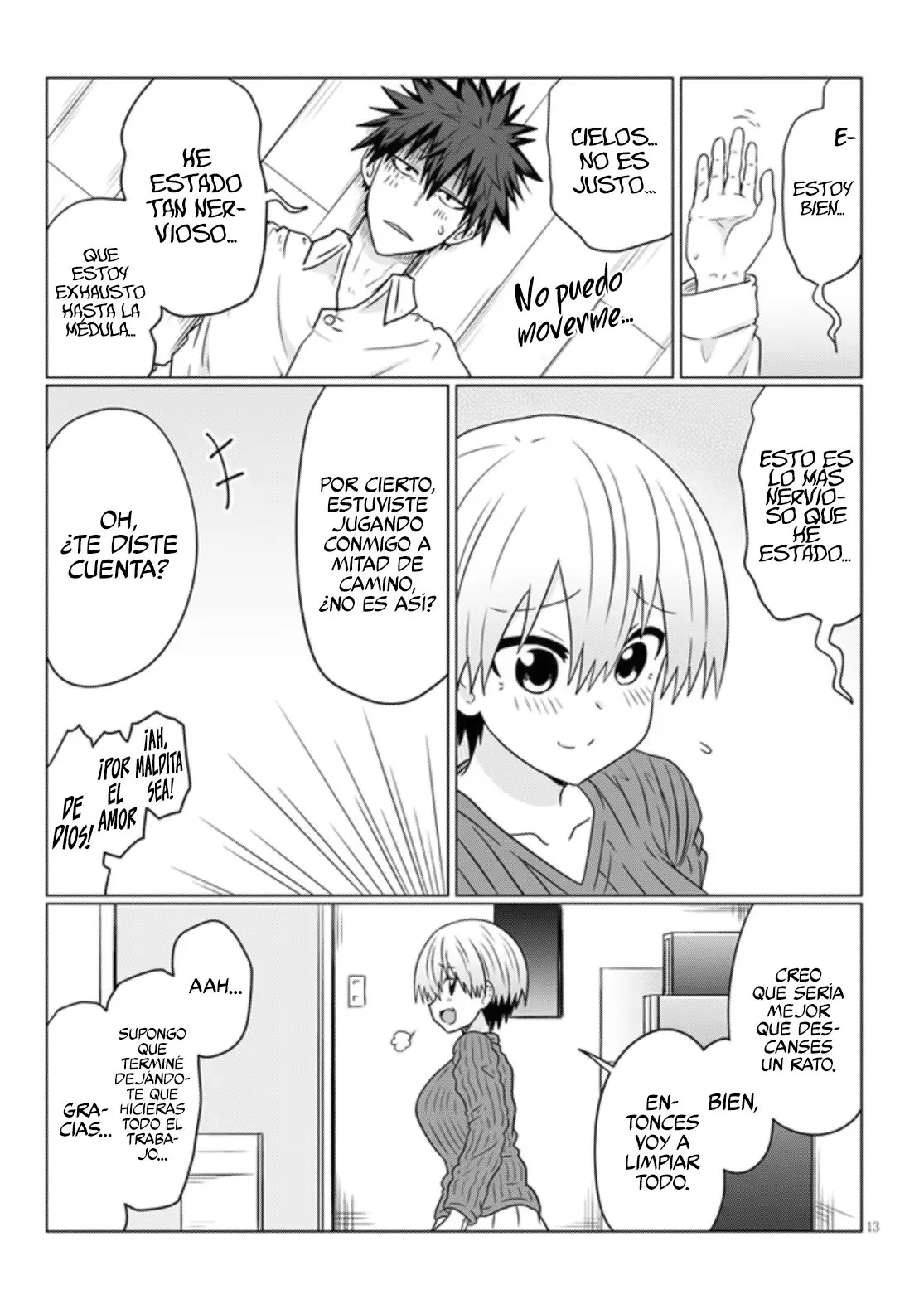 Uzaki-chan Wa Asobitai! capítulo 73 página 16