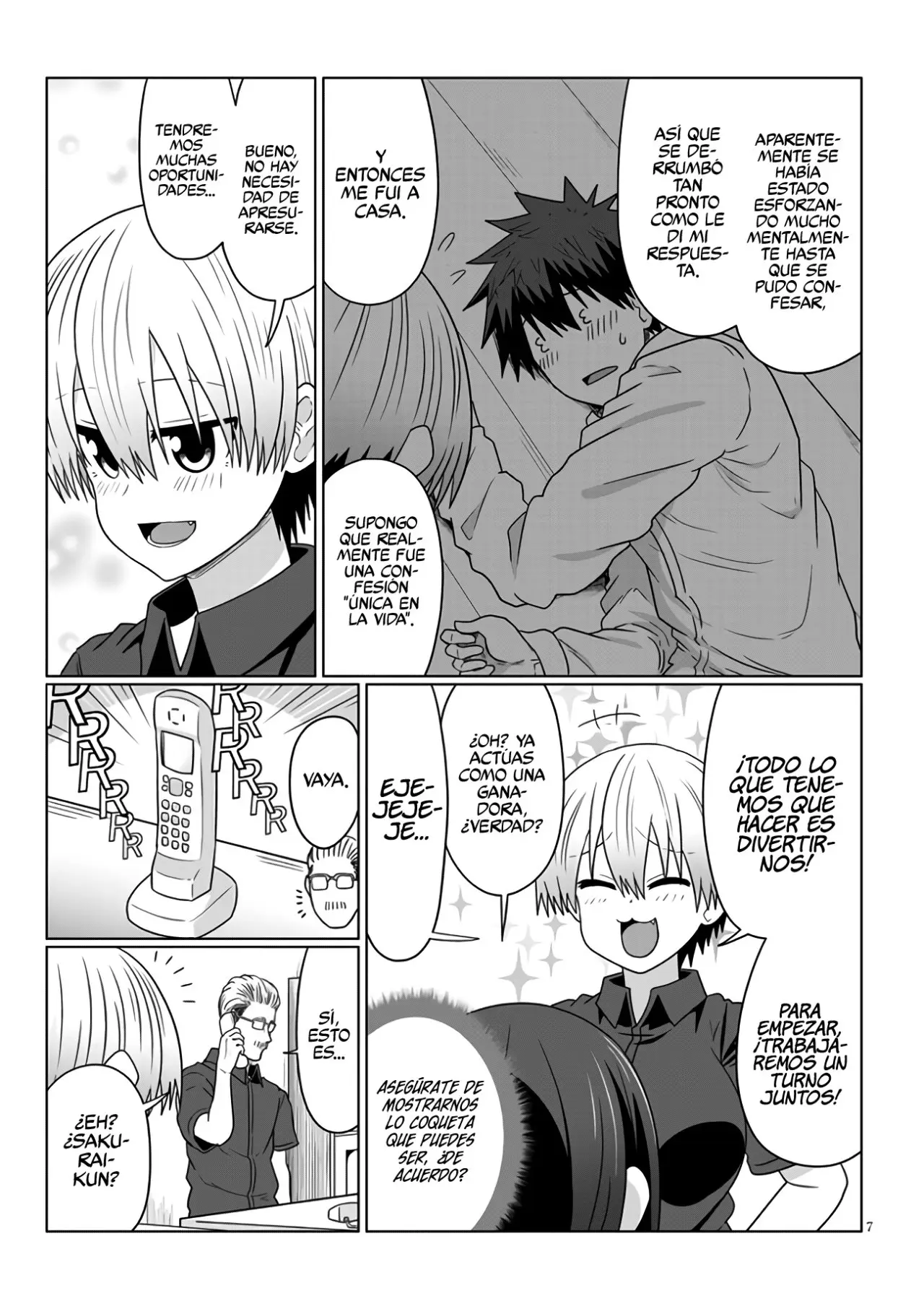 Uzaki-chan Wa Asobitai! capítulo 74 página 9