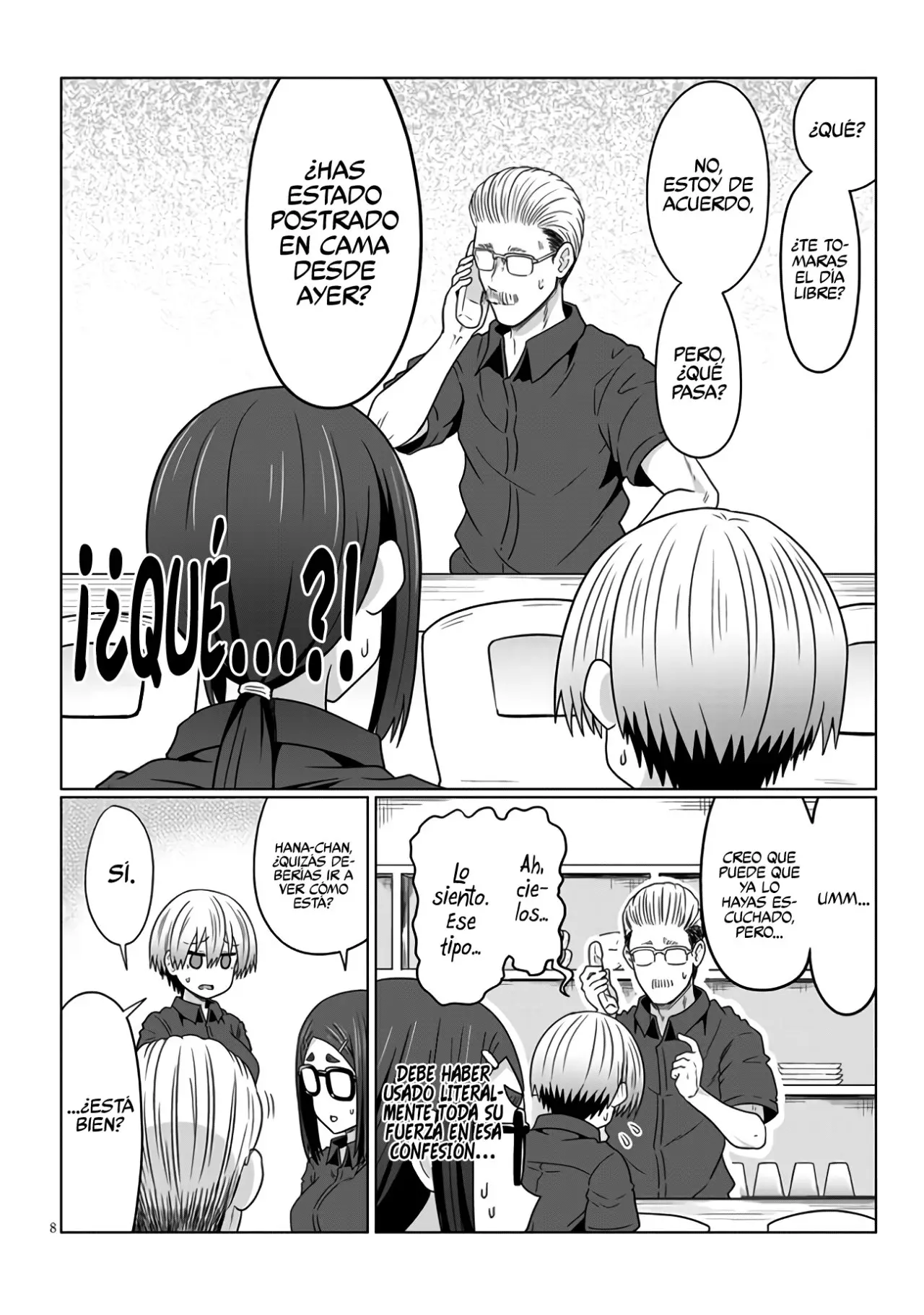 Uzaki-chan Wa Asobitai! capítulo 74 página 10