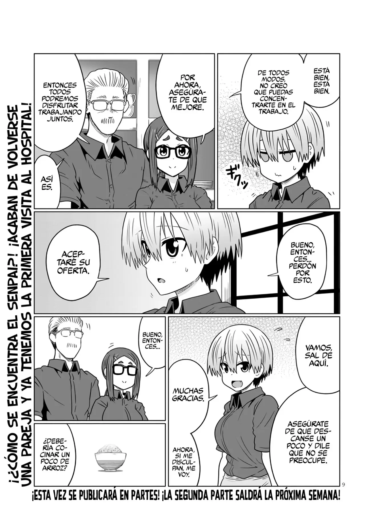 Uzaki-chan Wa Asobitai! capítulo 74 página 11