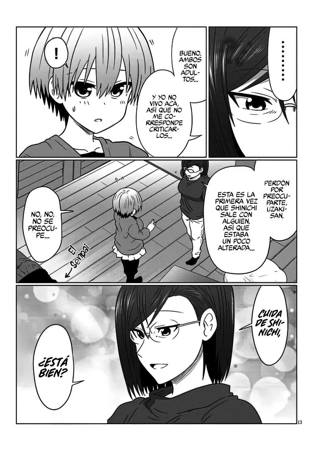 Uzaki-chan Wa Asobitai! capítulo 76 página 15