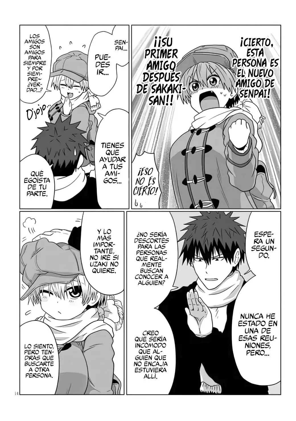 Uzaki-chan Wa Asobitai! capítulo 77 página 16