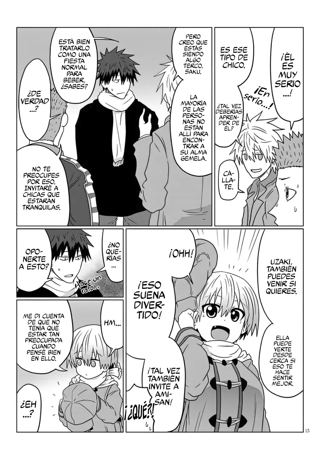 Uzaki-chan Wa Asobitai! capítulo 77 página 17