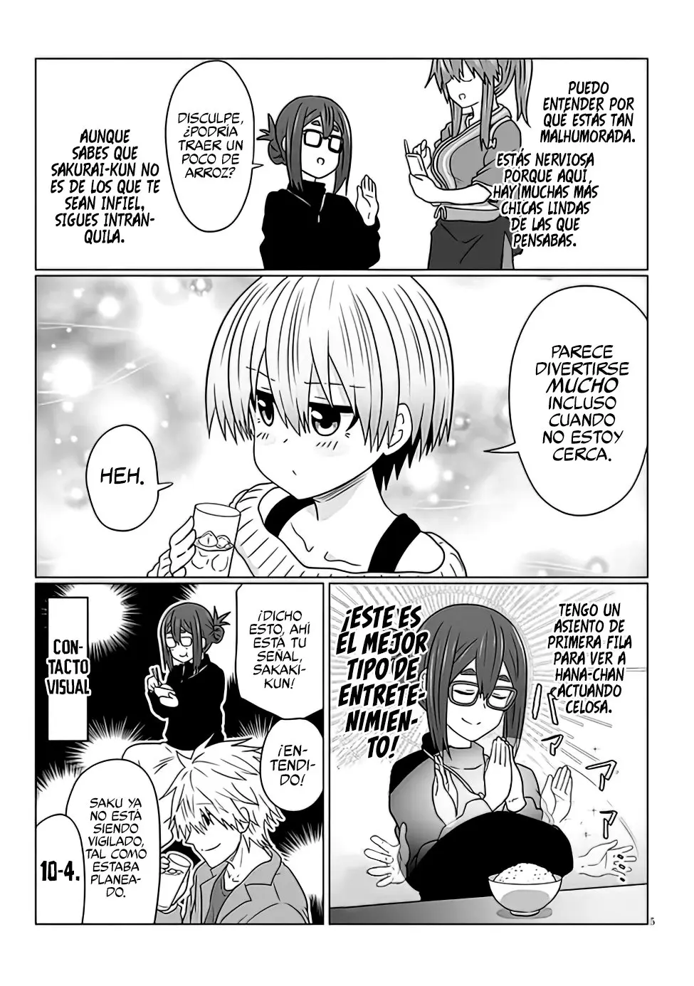 Uzaki-chan Wa Asobitai! capítulo 78 página 7