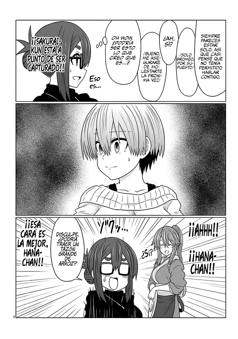 Uzaki-chan Wa Asobitai! capítulo 78 página 10