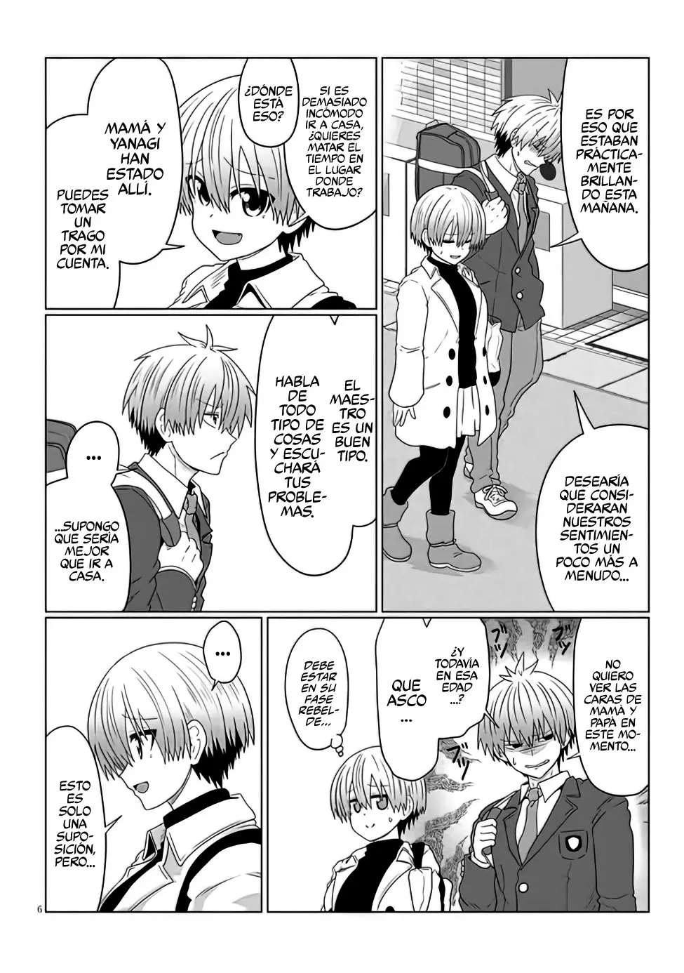 Uzaki-chan Wa Asobitai! capítulo 81 página 8