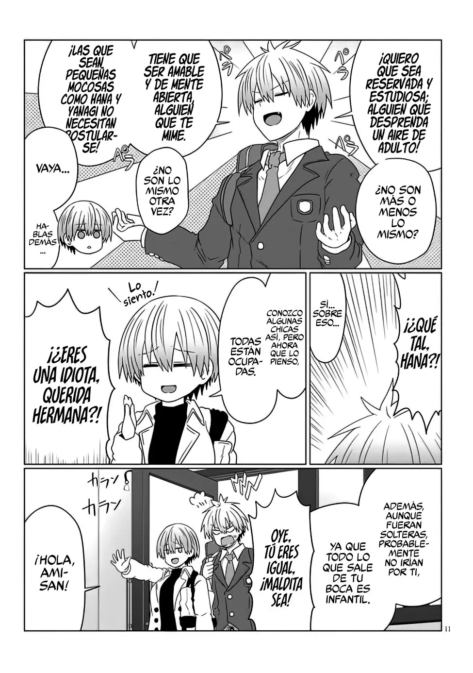 Uzaki-chan Wa Asobitai! capítulo 81 página 13