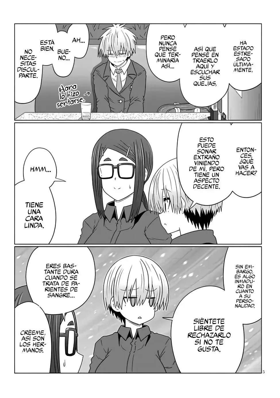 Uzaki-chan Wa Asobitai! capítulo 82 página 7