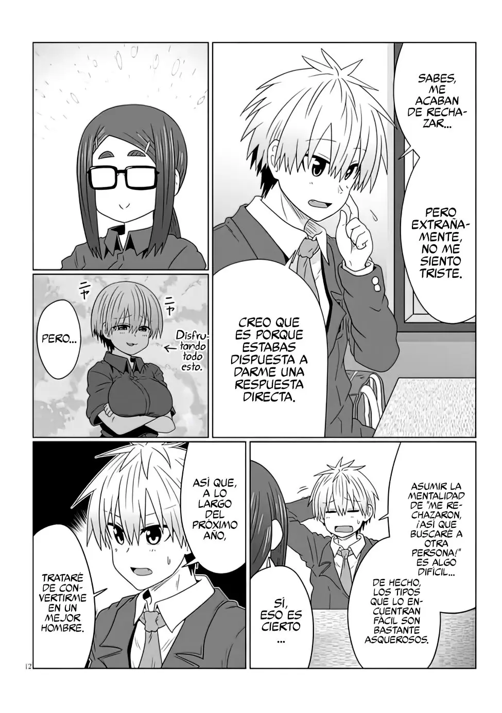 Uzaki-chan Wa Asobitai! capítulo 82 página 14