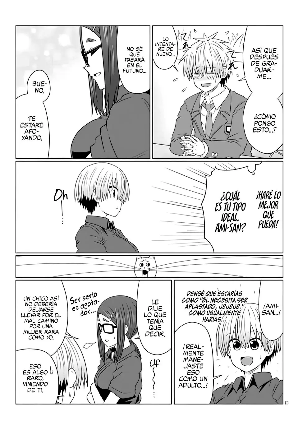 Uzaki-chan Wa Asobitai! capítulo 82 página 15