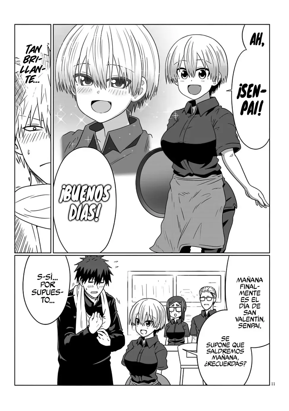 Uzaki-chan Wa Asobitai! capítulo 85 página 13