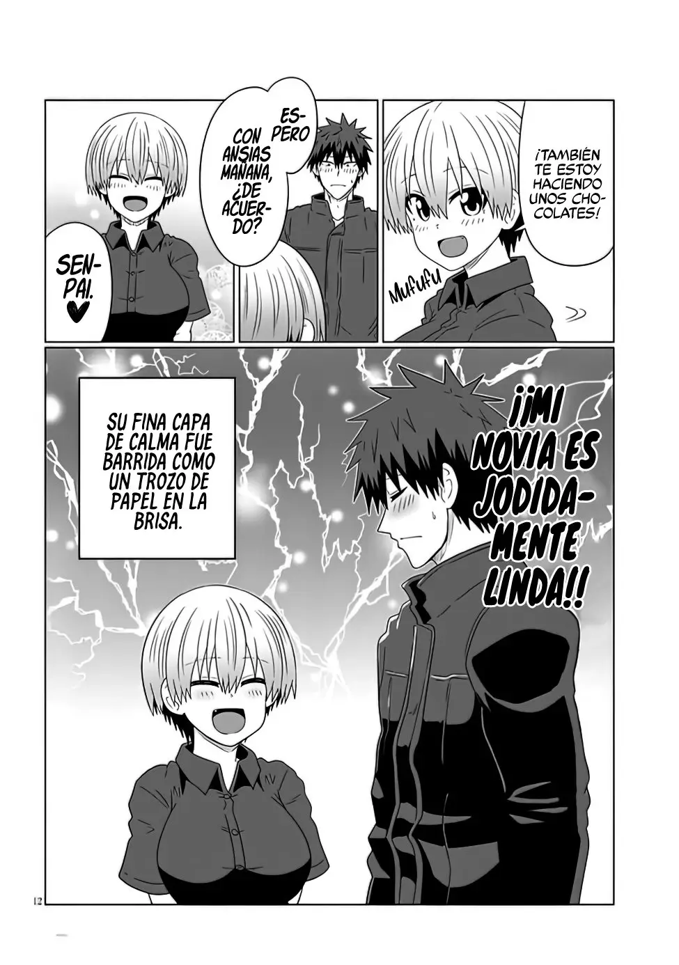 Uzaki-chan Wa Asobitai! capítulo 85 página 14