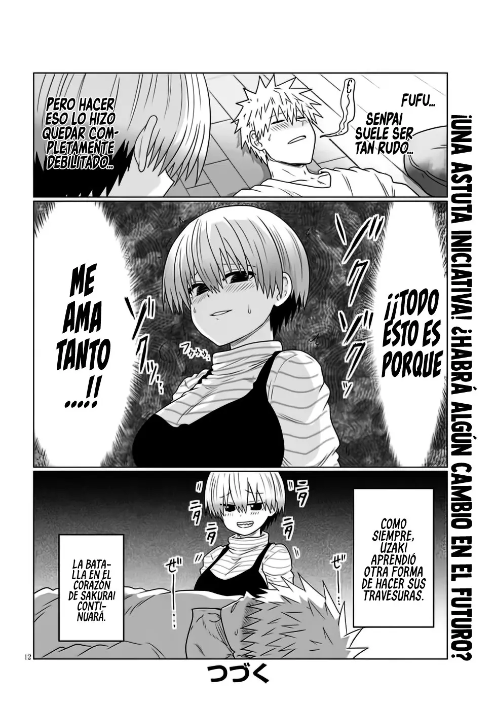 Uzaki-chan Wa Asobitai! capítulo 87 página 14