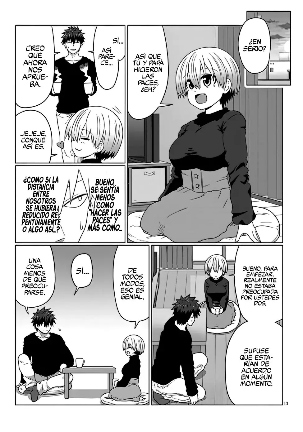 Uzaki-chan Wa Asobitai! capítulo 89 página 15