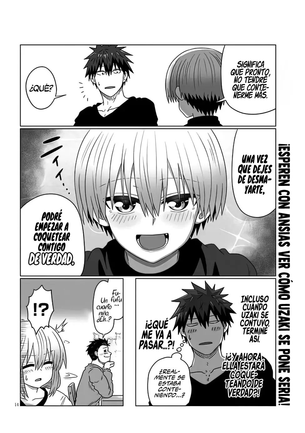 Uzaki-chan Wa Asobitai! capítulo 89 página 16