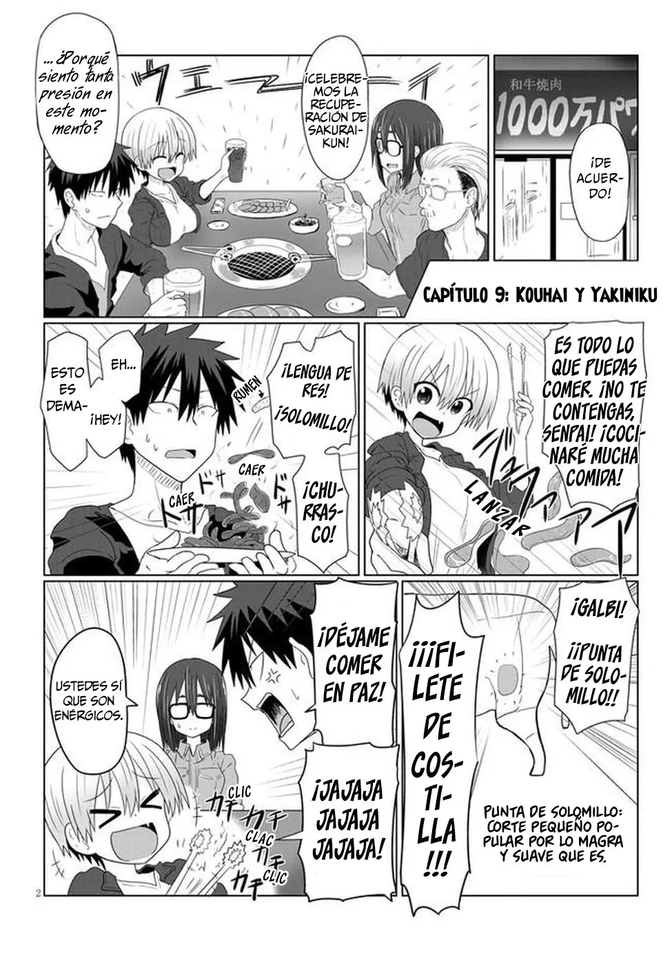 Uzaki-chan Wa Asobitai! capítulo 9 página 3