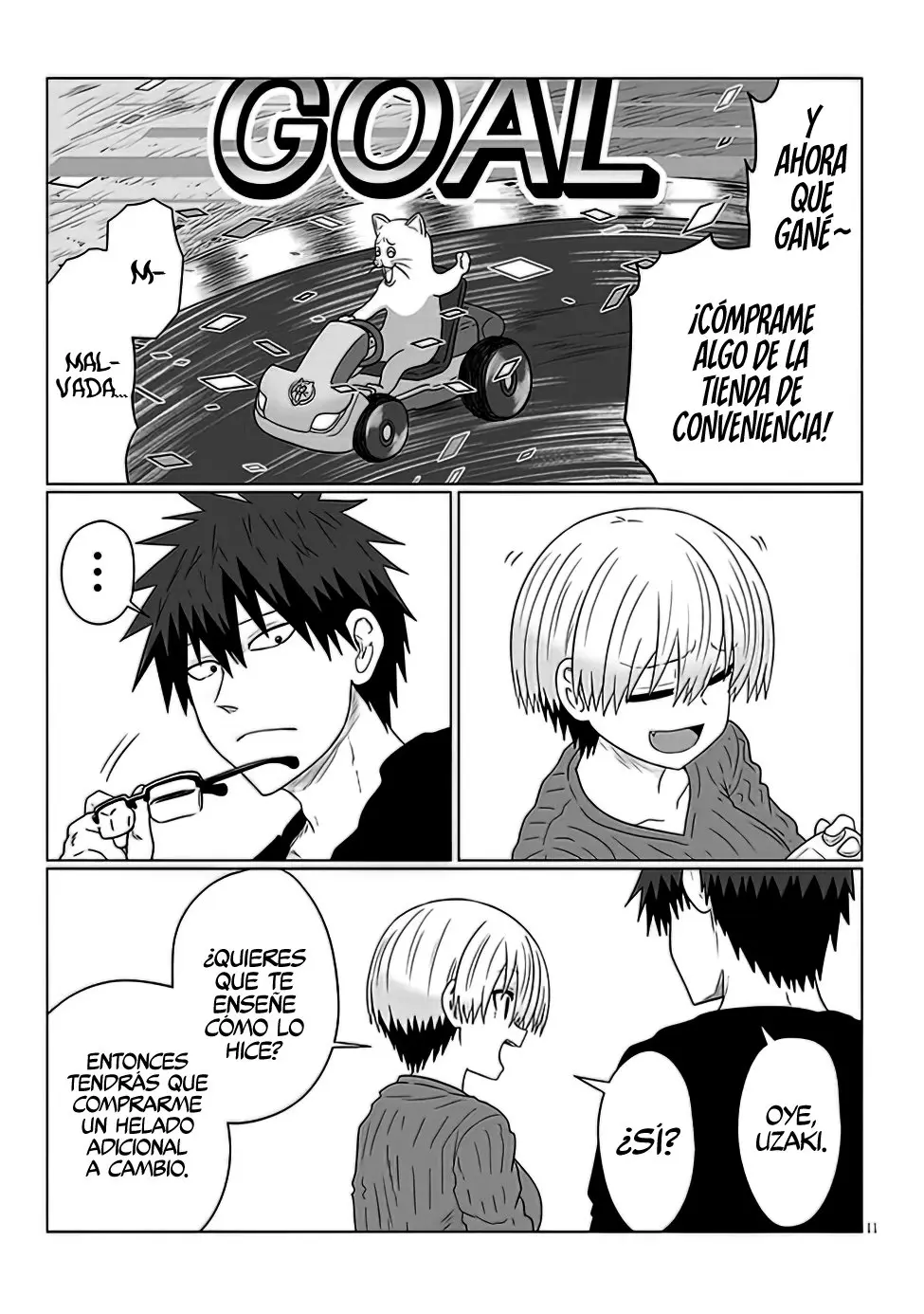 Uzaki-chan Wa Asobitai! capítulo 90 página 13