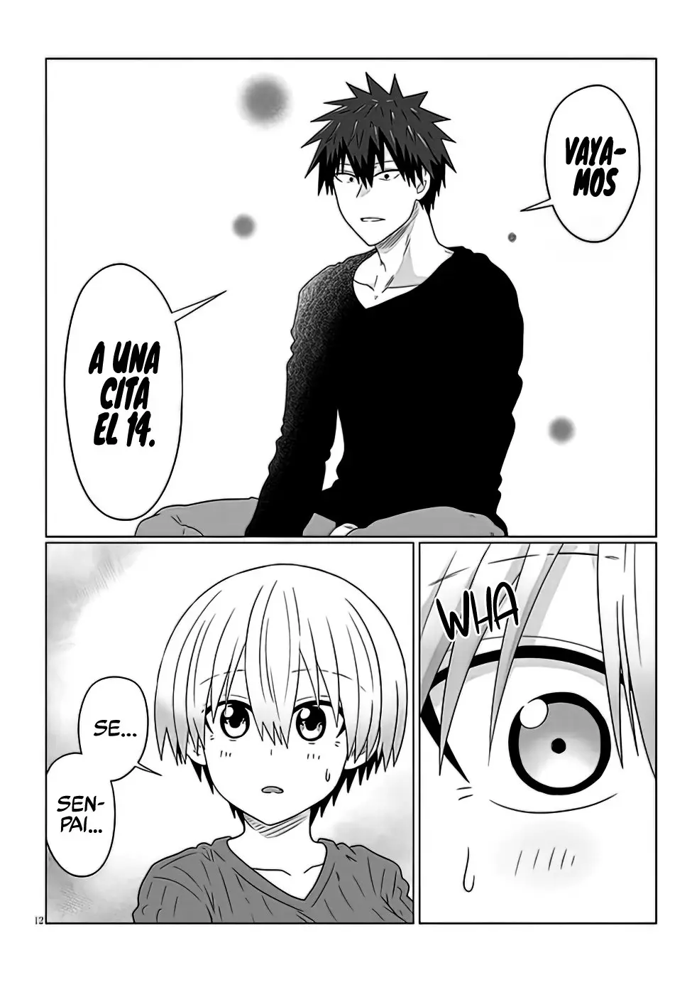 Uzaki-chan Wa Asobitai! capítulo 90 página 14