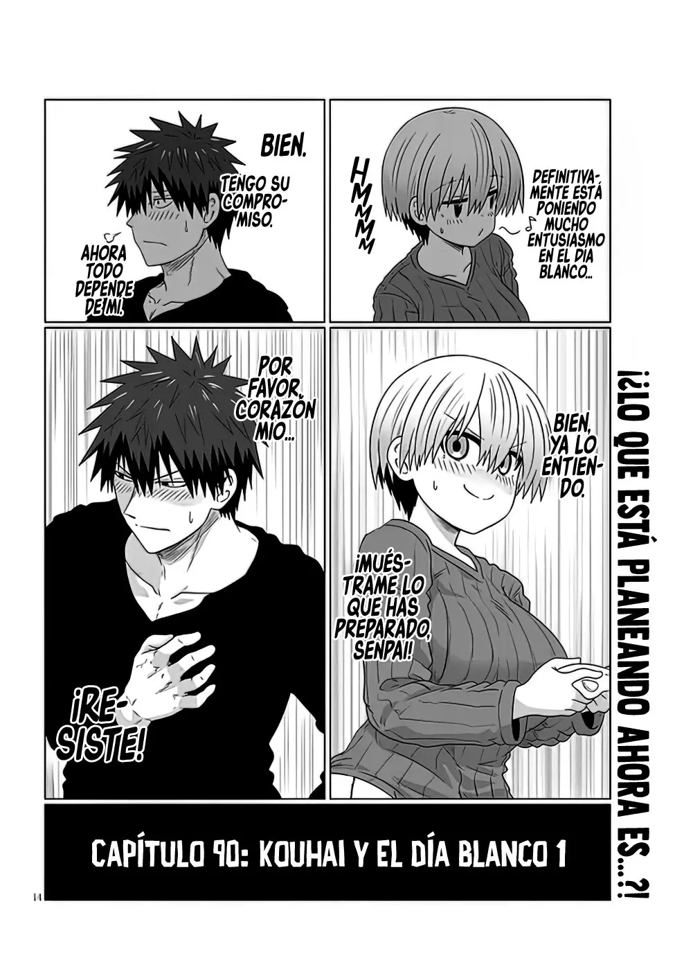 Uzaki-chan Wa Asobitai! capítulo 90 página 16