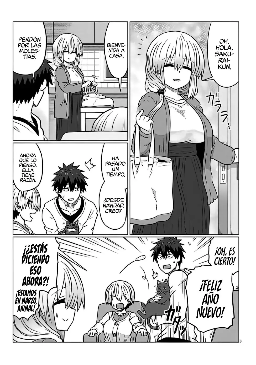 Uzaki-chan Wa Asobitai! capítulo 91.1 página 4
