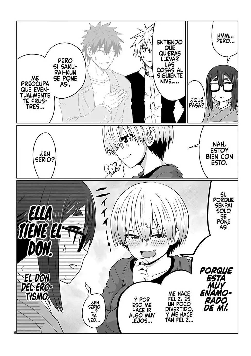 Uzaki-chan Wa Asobitai! capítulo 95 página 8