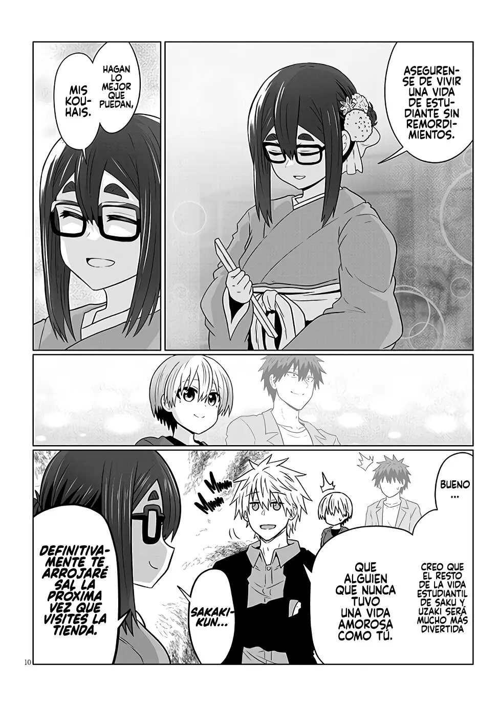 Uzaki-chan Wa Asobitai! capítulo 95 página 12