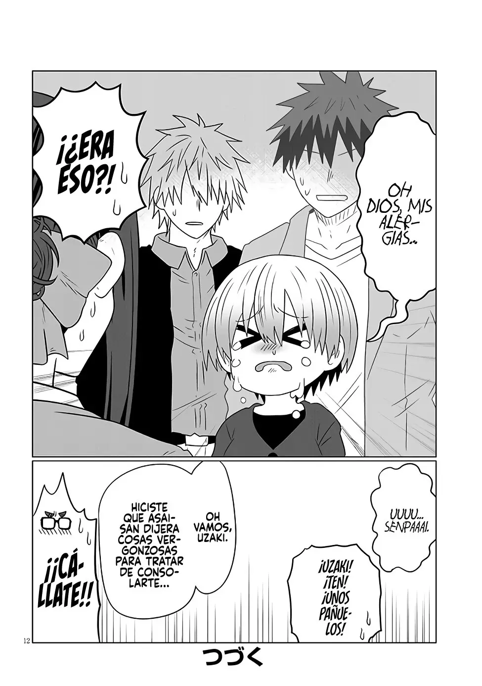 Uzaki-chan Wa Asobitai! capítulo 95 página 14