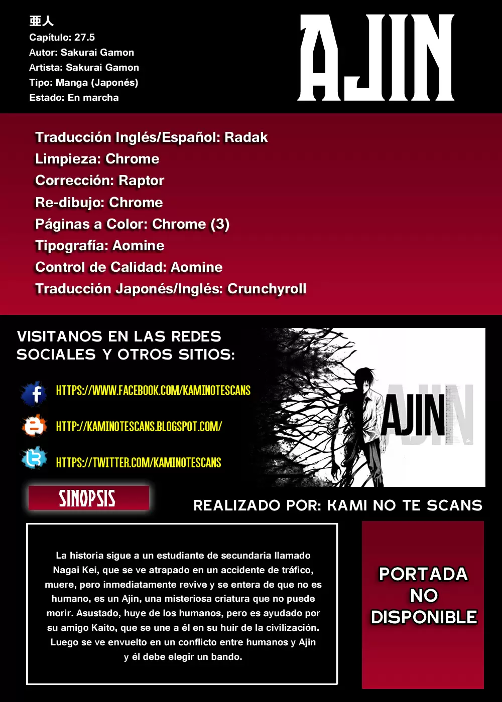 Ajin - Capítulo 27.5 - Página 1 - LectorTMOo