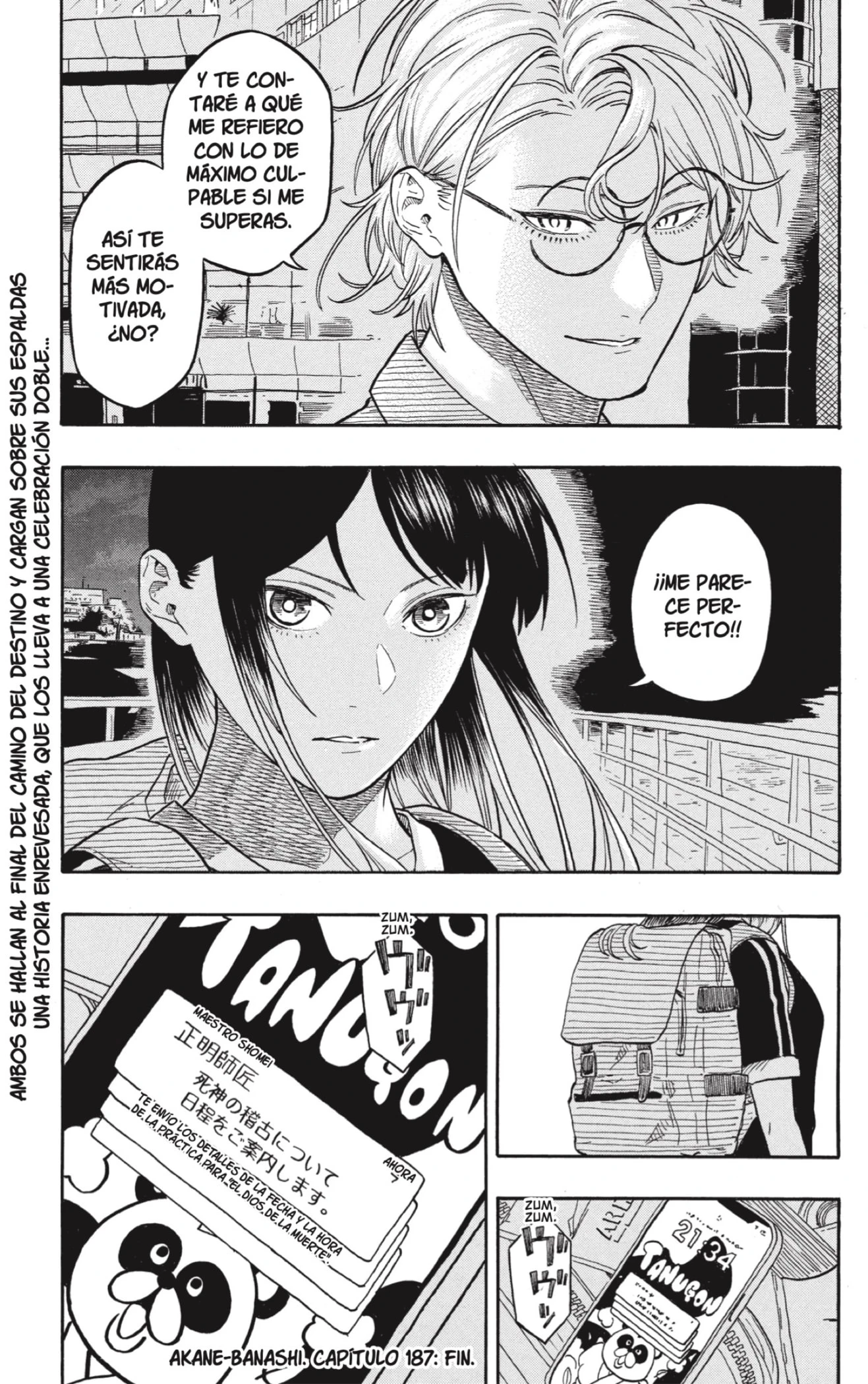 Akane-banashi capítulo 187 página 21