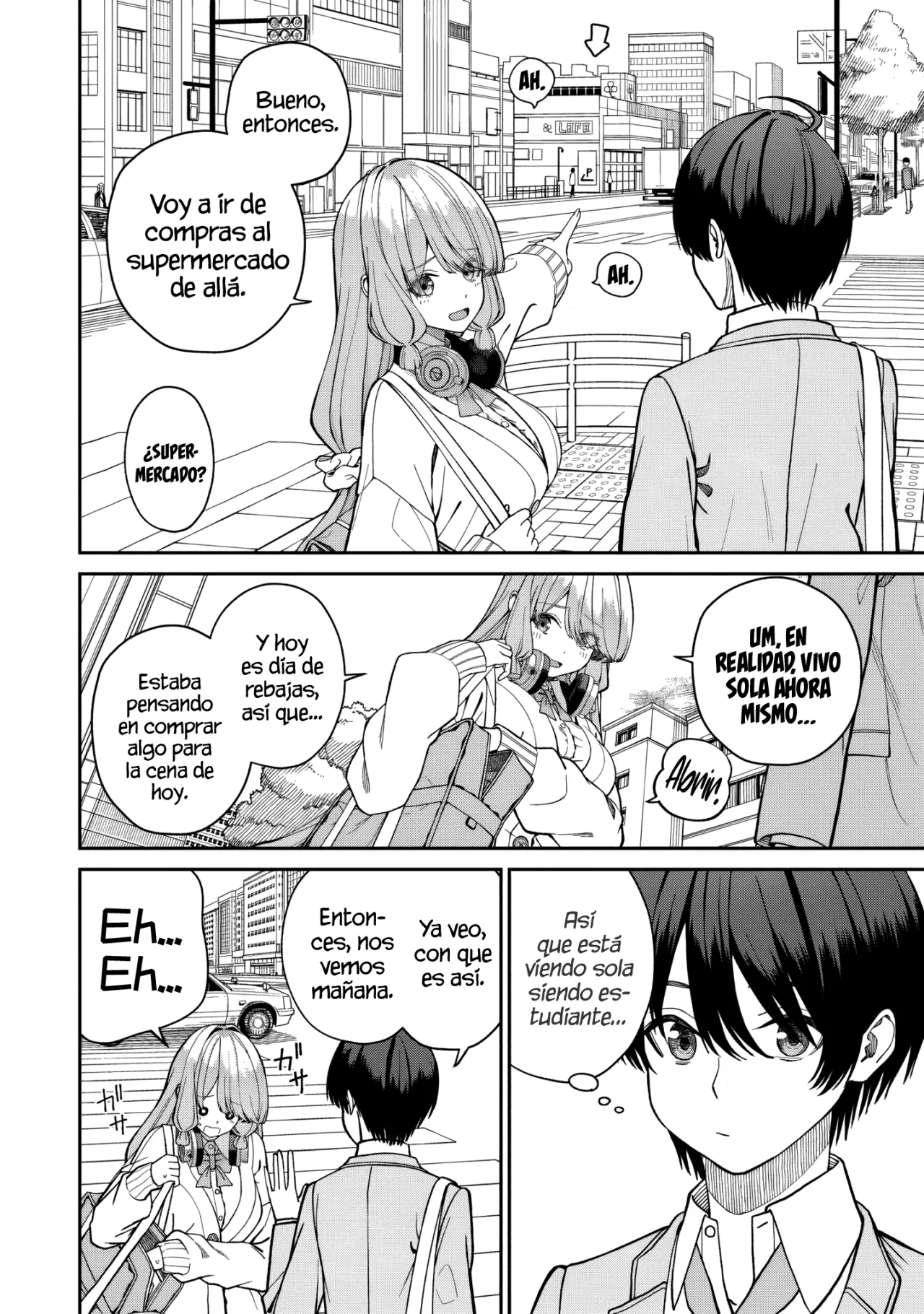 Al lado de la chica más popular de mi clase encontré a Amari-chan - Capítulo 3.2 - Página 8 - LectorTMOo