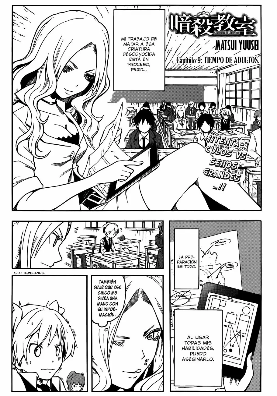 Assassination Classroom - Capítulo 9 - Página 3 - LectorTMOo